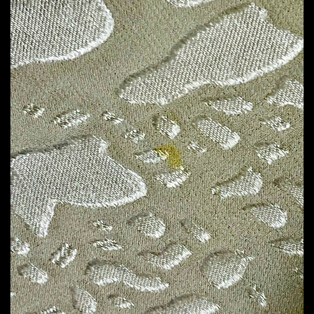 ▪️ADRIANNA PAPELL▪️Bead Embellished Floral Overlay Silk Blend Evening Blouse - Picture 9 of 11